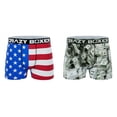 thumbnail image 2 of CRAZYBOXER America Money Flag Men's Boxer Briefs (2 Pack), 2 of 5