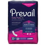 Prevail Bladder Control Pad, Ultimate Absorbency, Regular Length, 33 count
