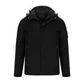 thumbnail image 4 of Miluxas Men's Mountain Ski Jacket Waterproof Winter Coat Warm Snowboarding Jacket Snow Windbreaker Hooded for Hiking Black, 4 of 9