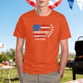 thumbnail image 2 of WEIWEN Mens 4th of July Tshirts Big and Tall American Flag Patriotic T Shirts for Man 250 Anniversary USA Shirt Air Force 250 Years 1776-2026 Oversized Tops Men's T-Shirts Orange, XL, 2 of 5