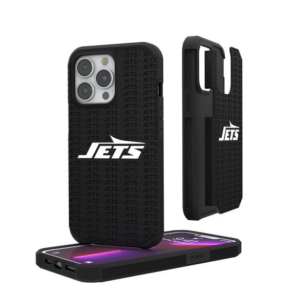 New York Jets iPhone Rugged Case with Text Design