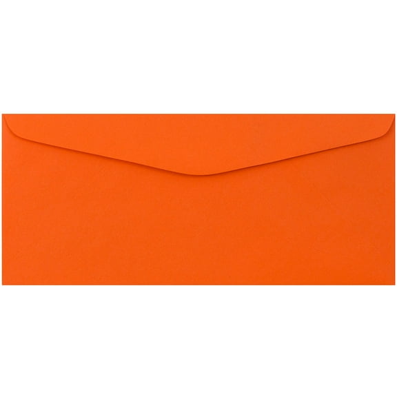 JAM Paper No. 9 Envelopes, 3 7/8 x 8 7/8, Orange, 1000/Carton