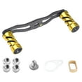 thumbnail image 2 of koolsoo Baitcasting Reel Replacement Part DIY Wide Compatibility Fishing Reel Handle gold, 2 of 9