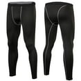 thumbnail image 1 of Mens Compression Pants Elastic Running Tights Leggings Quick Drying Athletic Workout Yoga Gym Compression Leggings, 1 of 8