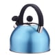 thumbnail image 3 of Tetera silbante 2 litros en acero inoxidable Azul YAJAD HOGAR calentador de agua tetera para estufa cafetera para estufa tetera chifladora con sonido automático, 3 of 4