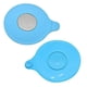 thumbnail image 1 of Paquete de 2 tapones de bañera para recogedor de pelo (azul), colador de drenaje de bañera, filtro de fregadero, tapón de drenaje de silicona para baño, cuarto de lavado, 1 of 4