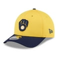 thumbnail image 3 of Men's New Era  Gold/Navy Milwaukee Brewers 2025 Spring Training 9FORTY Adjustable Hat, 3 of 6