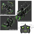thumbnail image 3 of Motos Télécommandées Jouet Roues d'Action 360 Degrés Moto Cascade Rotative Jouets de Course pour Enfants (Vert), 3 of 8