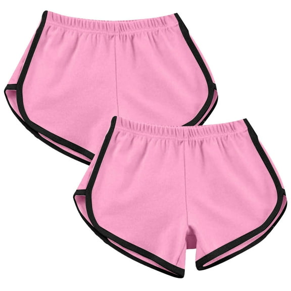 Yoga Shorts For Women Dgankt Athletic Shorts for Women Gym Yoga Workout Running Lounge Cute Clothes Casual Summer