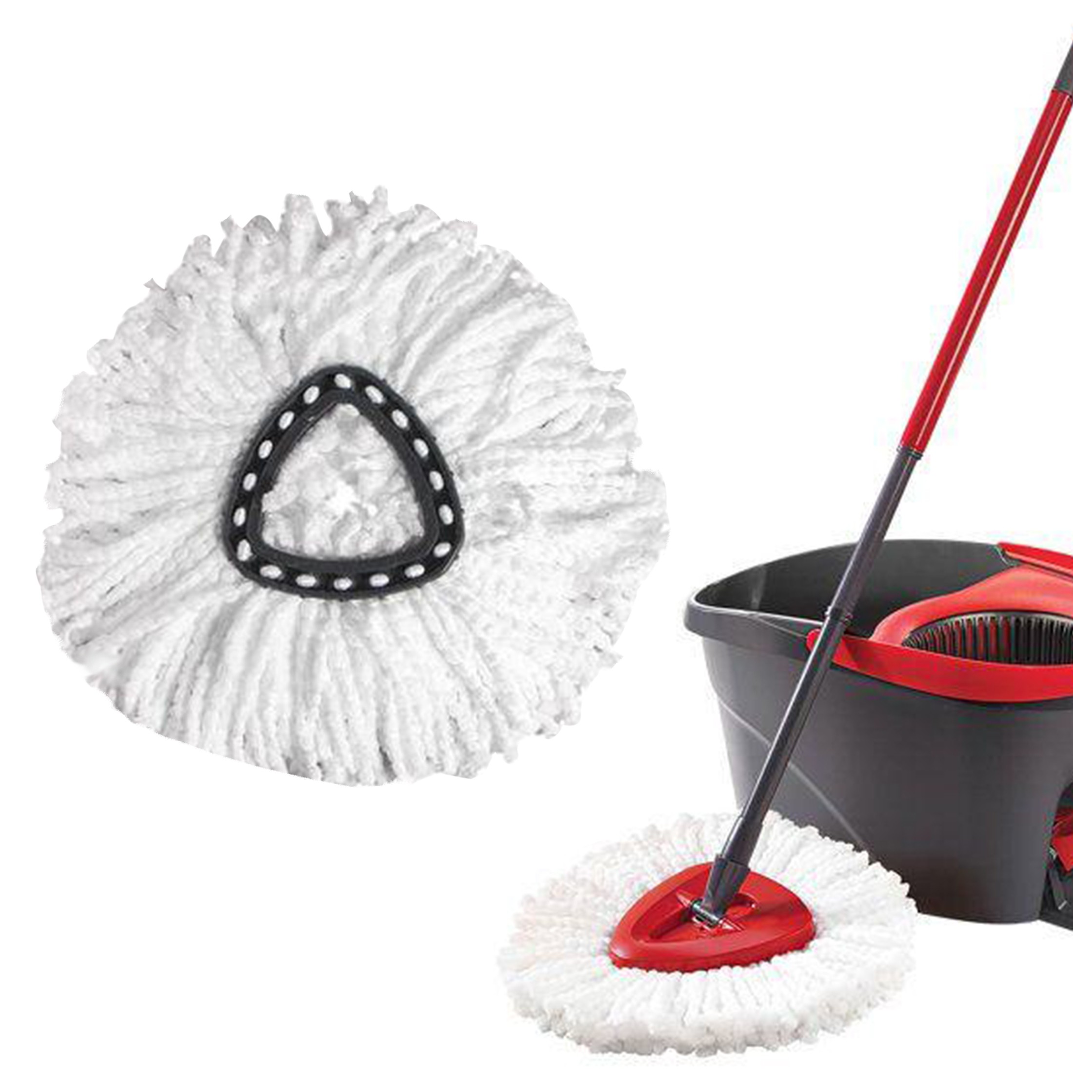 LEERUI Spin Mop Heads Replacement for Vileda/OCedar Mop 360 Rotating