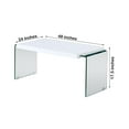 thumbnail image 2 of Canadian Sandra Regular White Coffee Table, 2 of 2