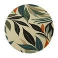 thumbnail image 4 of PIKWEEK Tablecloths Modern Tropical Leaves Minimalist Aesthetic Leaf Decorative White, 4 of 8