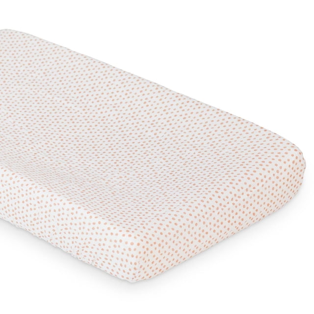 Lulujo - Baby, Infant - Boho Collection - Cotton Muslin Change Pad Cover - Machine Washable