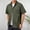 Green, variant on Shirt Jacket for Men Summer Casual Short Sleeve Button Down Collared Relaxed Fit Lightweight Work Shirts