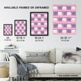thumbnail image 3 of Pink Blue Geometric Pattern Vintage Japan Wall Art Print Korin 12x16", 3 of 4