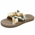 thumbnail image 2 of Zapatillas con punta abierta para mujer, sandalias cómodas, informales, cómodas, para la playa Wmkox8yii ytu4911, 2 of 9