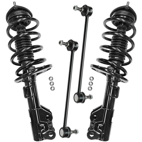 Detroit Axle - Front Struts Sway Bars for 2014 2015 2016 2017 Mazda 6, Struts with Coil Spring Assembly Sway Bar End Links Replacement Suspension Kit [with Automatic Trans]