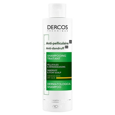 Vichy Dercos Anti-Dandruff DS Shampoo for Dry Hair 200ml, 6.76oz