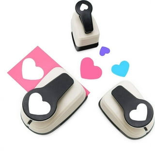  LOONENG 1 Inch Heart Punch, 25mm Heart Lever Action Craft  Punch, Heart Shaped Hole Punch for Paper Crafts, Weddings, Cardstock, Gift  Wrapping, Greeting Cards and Scrapbooks : Arts, Crafts & Sewing