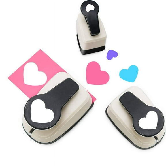 Heart Hole Punch,Heart Paper Punches for Crafts, Shaped Punch,9/16/25mm Set