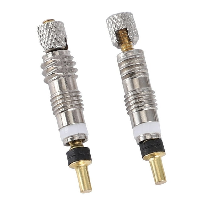 Ensemble de Valve de Pneu de Vélo kit de Valve d'Air de Pneu de Vélo; kit de Réparation de Noyau de Vélo Remplacement pour Presta, 2 Pcs