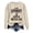 Beige, variant on Gunia Womens Halloween Sweatshirt Crew Neck Long Sleeve Lightweight Pullover Hoodie Fall Fashion Clothes Tops Beige S-2Xl