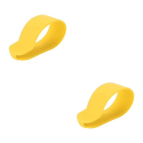 Bearachild Acelerador cubierta de silicona scooter impermeable anti-arañazos aceleradores protector patinetas accesorios modificados amarillo Amarillo 2piezas
