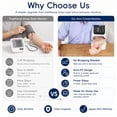 thumbnail image 4 of Alphamed Large Arm Upper Arm Blood Pressure Monitor with Bluetooth, No-Wrap One Button Automatic BP Monitor for Obese Adults and Home Use, 4 of 10
