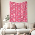 thumbnail image 2 of Flannel Fleece Throw Blanket, Soft Large Throw Blanket, Lightweight Cozy Plush Throw Blanket Fit Sofa Bed, 30"x40", Pigs, 2 of 7