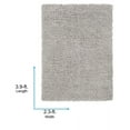 thumbnail image 2 of Livabliss Area Rugs for Living Room, 2x4 Angora Modern Medium Gray Rug, Bedroom Dining Room Home Decor Stain Resistant Carpet (2'2" x 3'9"), 2 of 7
