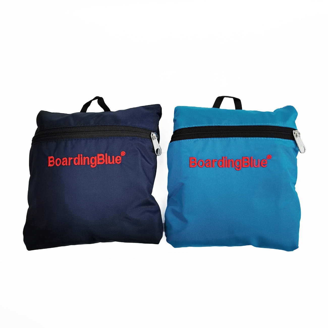 16" 2-pc-set Personal Item Underseat Duffel bag w Pillow for Allegiant Airlines (Navy & Royal Blue)