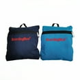 thumbnail image 3 of 18" 2-pc-set Personal Item Underseat Duffel bag w Pillow for Spirit, Frontier, AA, South West Airlines (Navy & Royal Blue), 3 of 4