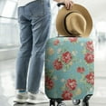 thumbnail image 2 of Pioneer Flower Floral Print Pattern Luggage Cover Fashion Suitcase Cover Baggage Covers Fit 25-28 Inch Luggage (Go Travel), 2 of 5