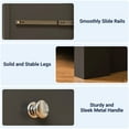 thumbnail image 3 of SunsGrove Dresser for Bedroom Wooden with 4 Drawers, 39" Wide Black Dresser, Chest of Drawers with Metal Handles and Anti-Tipping Devices for Living Room, Hallway, Closets, 3 of 6