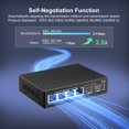thumbnail image 3 of Switch de red VIMIN de 6 puertos 2.5G no administrable VM-S250402, 3 of 7