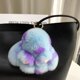 thumbnail image 1 of Llavero de coche con colgante de bola de terciopelo suave, accesorios para bolsos, disfraz, 1 of 2