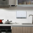 thumbnail image 4 of Towel Dispenser Wall Mounted Paper Towel Holder Box Dispenser Bathroom Toilet Tissue Dispenser Kitchen Paper Towel Dispenser for Hotel Restaurant Home Bathroom, 4 of 7
