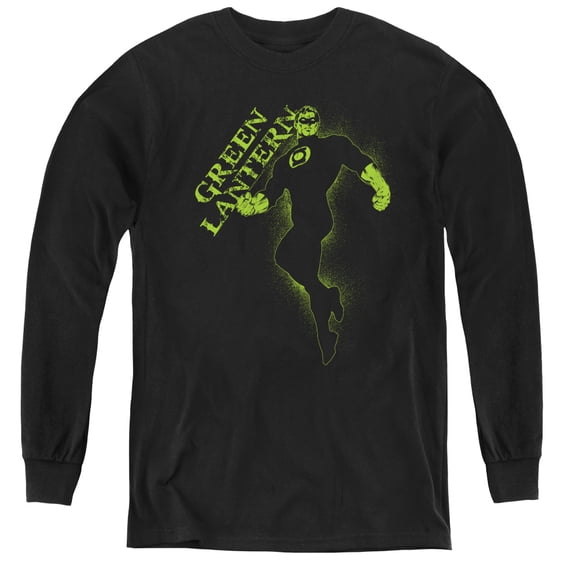 Gl - Lantern Darkness - Youth Long Sleeve Shirt - Large