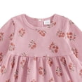 thumbnail image 5 of Linfrsh Toddler Girls Little Girls Fall Clothes Toddler Outfit Girl Sweatshirt Pants Winter Outfit Toddler Girl Outfit for 1t 2t 3t 4t 5t 6t(Pink,2-3 Years), 5 of 5