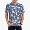 thumbnail image 1 of Balery Cute Baby Animals Camisa Polo de Hombre con Estampado, de Manga Corta y Tejido Medio, Camisa Tipo Golf Polo-3X-Large, 1 of 6
