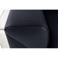 thumbnail image 6 of Titan Furnishings 18.5" Modern Genuine Italian Leather Chair in Black, 6 of 9