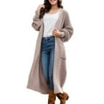 thumbnail image 1 of Fgnfyis Cardigans pour Femmes Mode Décontractée Manteau Grande Taille Chaud Imprimé Manches Longues Kaki m, 1 of 9
