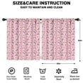 thumbnail image 2 of Blackout Kids Curtains,Pink Cartoon Unicorn Rainbow Ice Cream Childrens Insulated Curtains Set Of 2,Bedroom Essentials,Toddler Room Decor 52"x63", 2 of 5