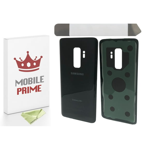 MobilePrime Black Back Cover Complete Professional Repair Kit Compatible with Tools for Samsung Galaxy S9 Plus