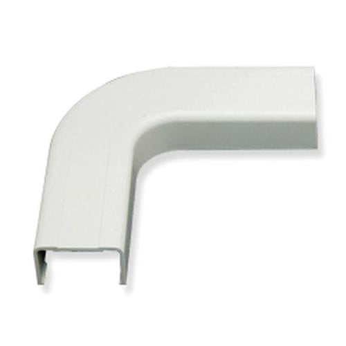 ICC 3/4" Cable Raceway Flat Elbow, White, 10-Pack