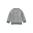 thumbnail image 2 of Wassery Infant Spring Autumn Knitted Cardigan Baby Boys Girls Round Collar Long Sleeve Dot Print Single-breasted Sweaters Cardigan Casual Thick Knitwear Outwear Tops 0-18 Months, 2 of 8