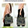 thumbnail image 4 of FORMRS Womens Corduroy Tote Bag Crossbody Shoulder Handbag with Pocket, Green Forest Scene, 4 of 7