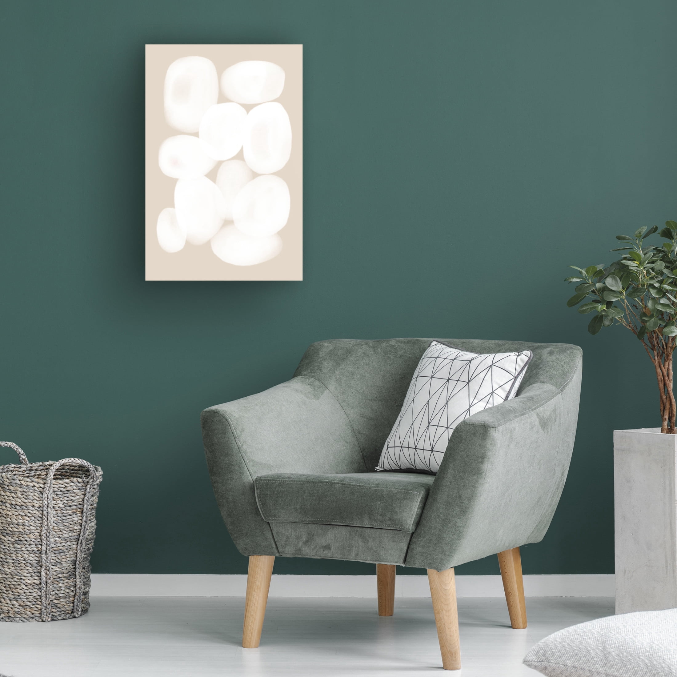 Trademark Fine Art Melloi Art Prints Circle Minimalist Art Canvas Wall Art