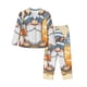 thumbnail image 1 of Balery Hello Summer Cute Gnome Conjunto de Pijama con Estampado para Mujer, Conjunto de Dos Piezas con Manga Larga, Ropa de Dormir Suave con Bolsillos, Pijamas Cómodos-Large, 1 of 7