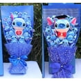 thumbnail image 2 of Muñeco de peluche de Lilo Stitch de dibujos animados, caja de regalo con ramo de rosas, muñecos de peluche suaves de Stitch, ramos de felpa para niños, regalos de cumpleaños, 2 of 4